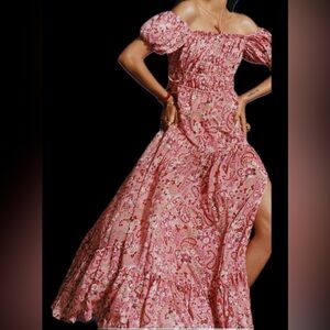 Mango Flowy fabric. Long design.  Limited edition. Size Large